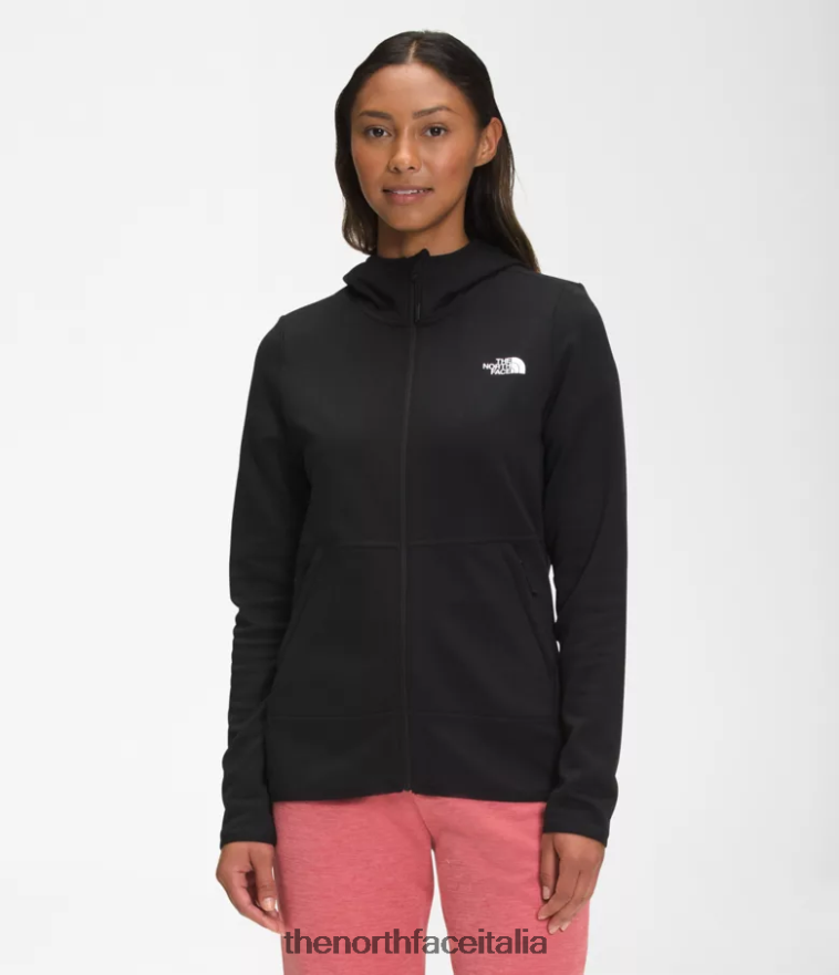 The North Face vestiario 460N8D744 grazie nero donne Felpa con cappuccio Canyonlands