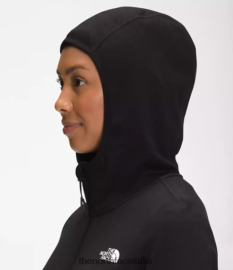 The North Face vestiario 460N8D744 grazie nero donne Felpa con cappuccio Canyonlands