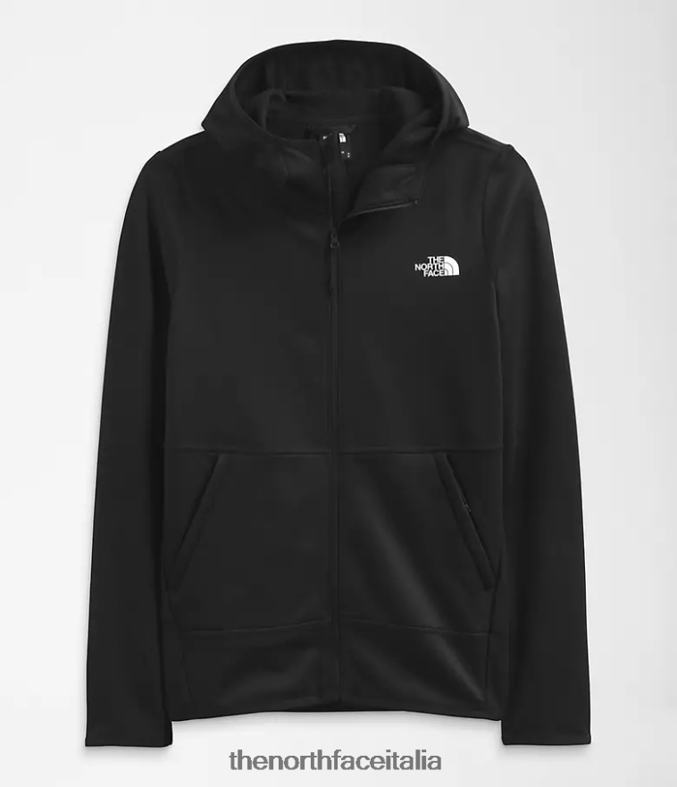 The North Face vestiario 460N8D744 grazie nero donne Felpa con cappuccio Canyonlands