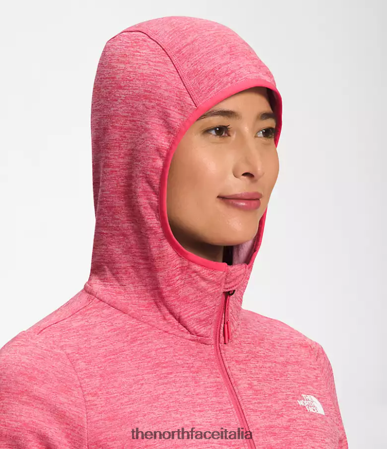 The North Face vestiario 460N8D746 erica bianca rosa cosmo donne Felpa con cappuccio Canyonlands