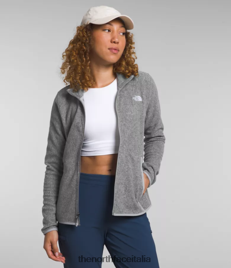 The North Face vestiario 460N8D1014 tnf grigio erica medio donne giacca alpina polartec 100 - Clicca l'immagine per chiudere