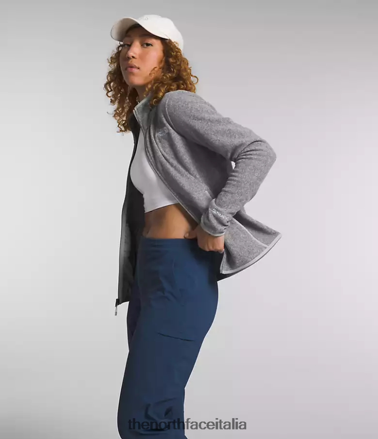 The North Face vestiario 460N8D1014 tnf grigio erica medio donne giacca alpina polartec 100