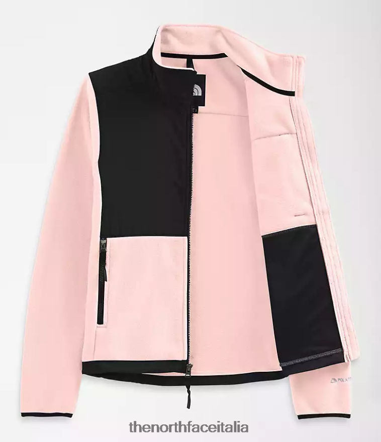 The North Face vestiario 460N8D150 muschio rosa donne giacca denali