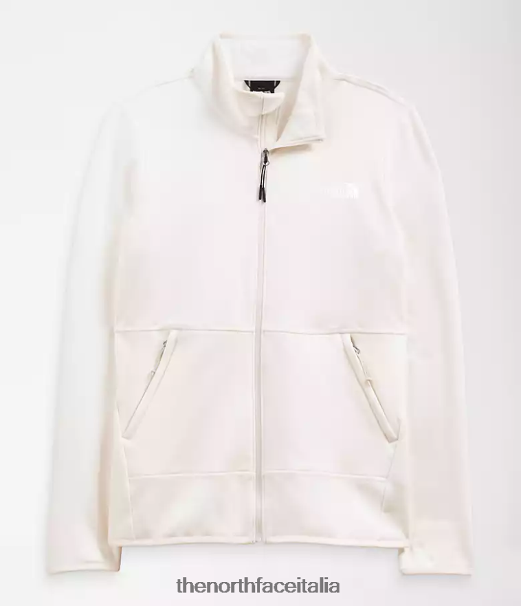 The North Face vestiario 460N8D376 gardenia erica bianca donne canyonlands con cerniera intera