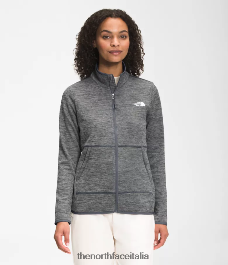 The North Face vestiario 460N8D377 tnf grigio erica medio donne canyonlands con cerniera intera