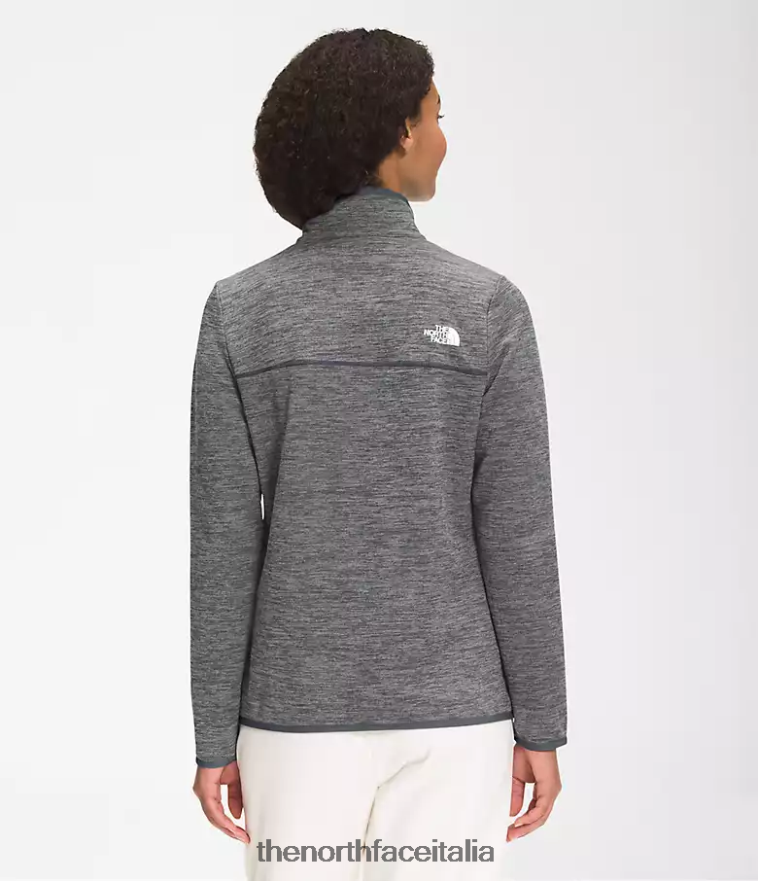 The North Face vestiario 460N8D377 tnf grigio erica medio donne canyonlands con cerniera intera