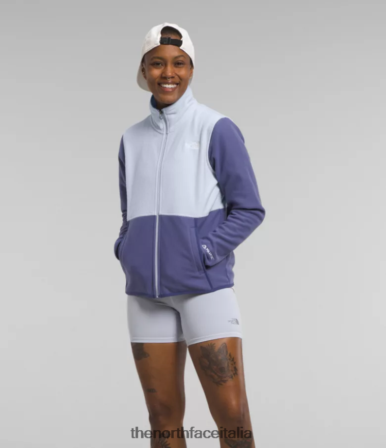 The North Face vestiario 460N8D441 blu grotta/pervinca polveroso donne giacca alpina polartec 100