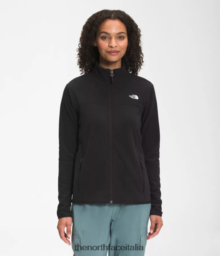 The North Face vestiario 460N8D618 grazie nero donne Giacca TKA Glacier con cerniera intera