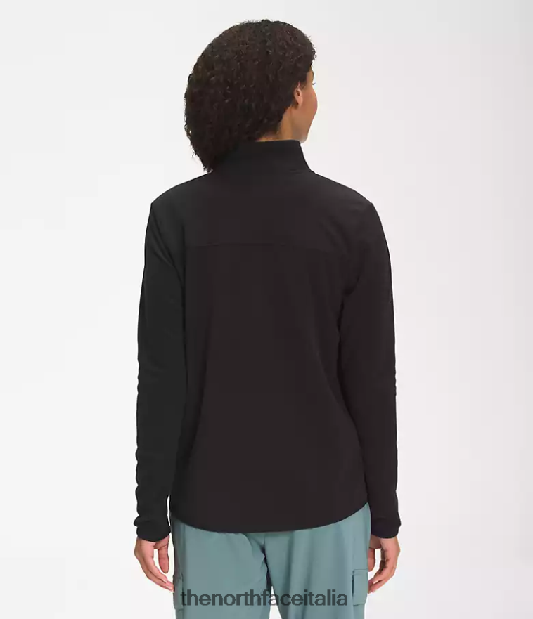 The North Face vestiario 460N8D618 grazie nero donne Giacca TKA Glacier con cerniera intera