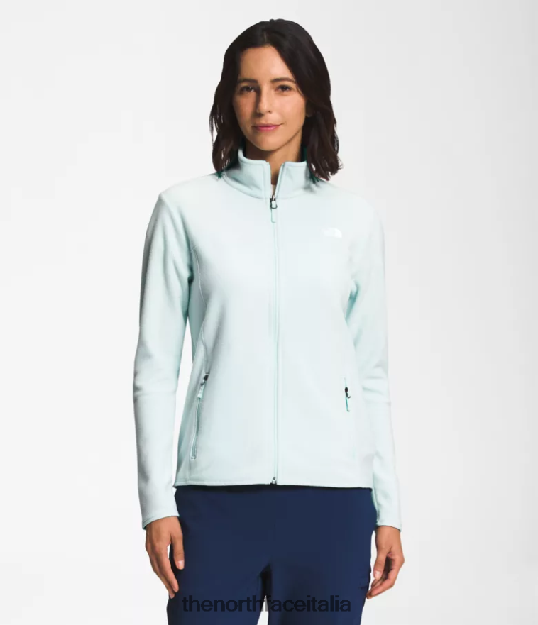 The North Face vestiario 460N8D619 lucernario blu donne Giacca TKA Glacier con cerniera intera