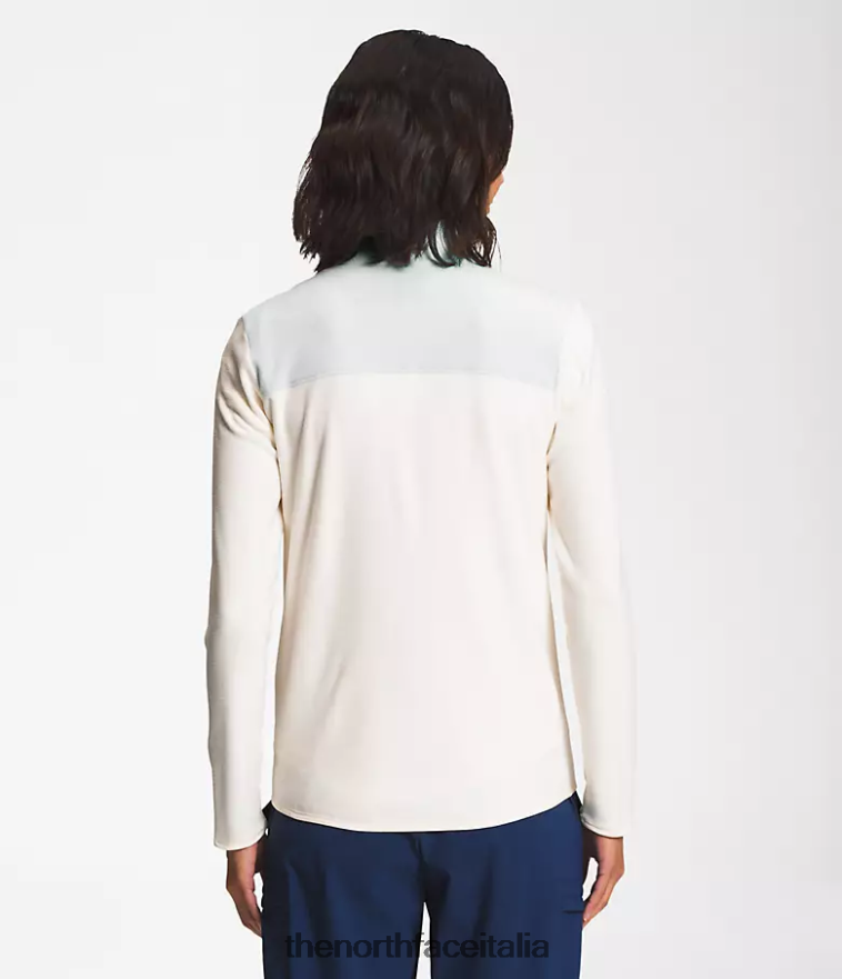 The North Face vestiario 460N8D620 grigio stagno/bianco gardenia donne Giacca TKA Glacier con cerniera intera