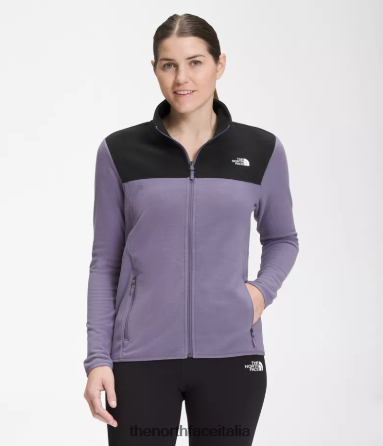 The North Face vestiario 460N8D621 tnf nero/ardesia lunare donne Giacca TKA Glacier con cerniera intera