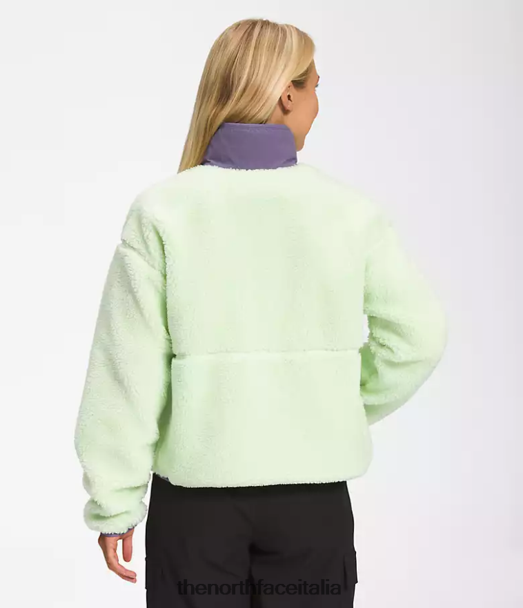 The North Face vestiario 460N8D805 crema lime/ardesia lunare donne pullover a pelo estremo