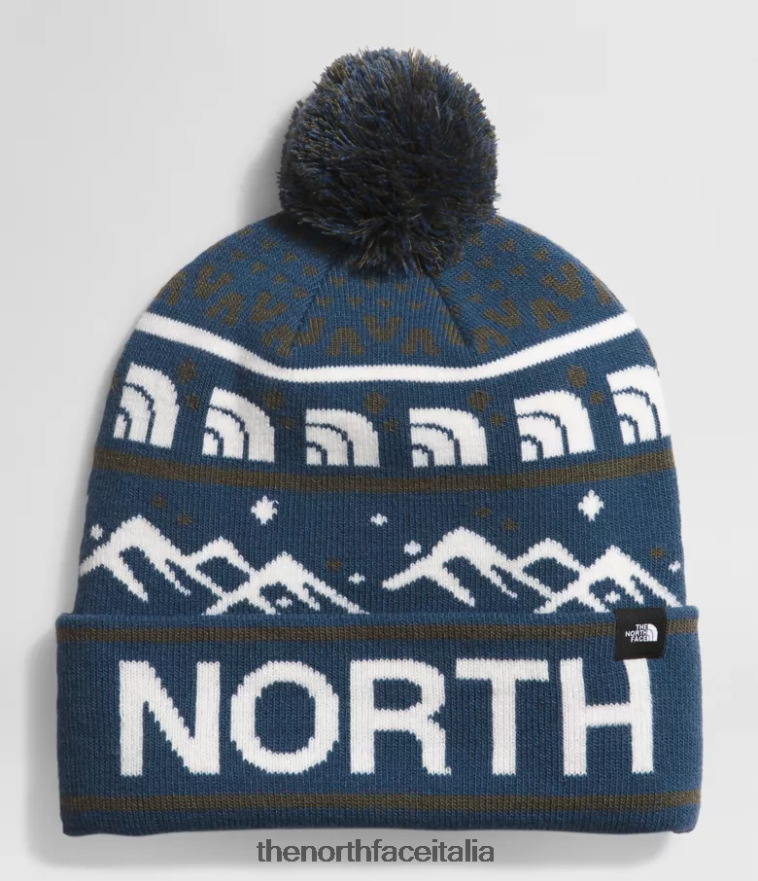 The North Face accessorio 460N8D1048 blu ombreggiato/nuovo verde tortora unisex tuke da sci