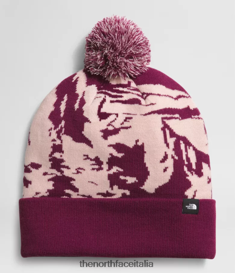 The North Face accessorio 460N8D1049 mirtillo rosso/muschio rosa unisex tuke da sci