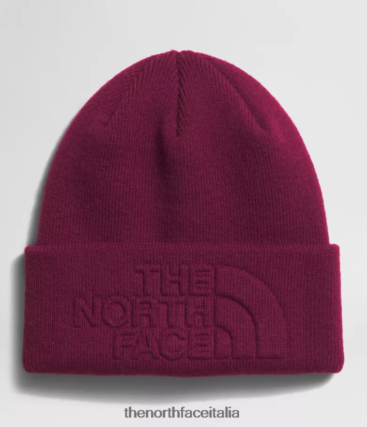 The North Face accessorio 460N8D1140 boysenberry unisex berretto urbano in rilievo