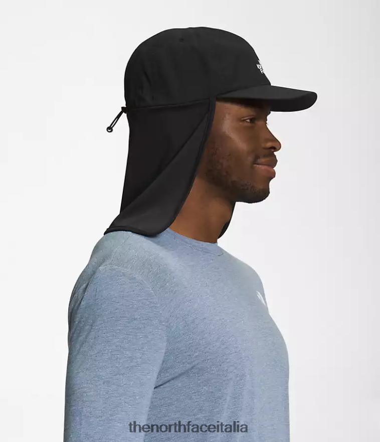 The North Face accessorio 460N8D365 grazie nero unisex cappello parasole orizzonte