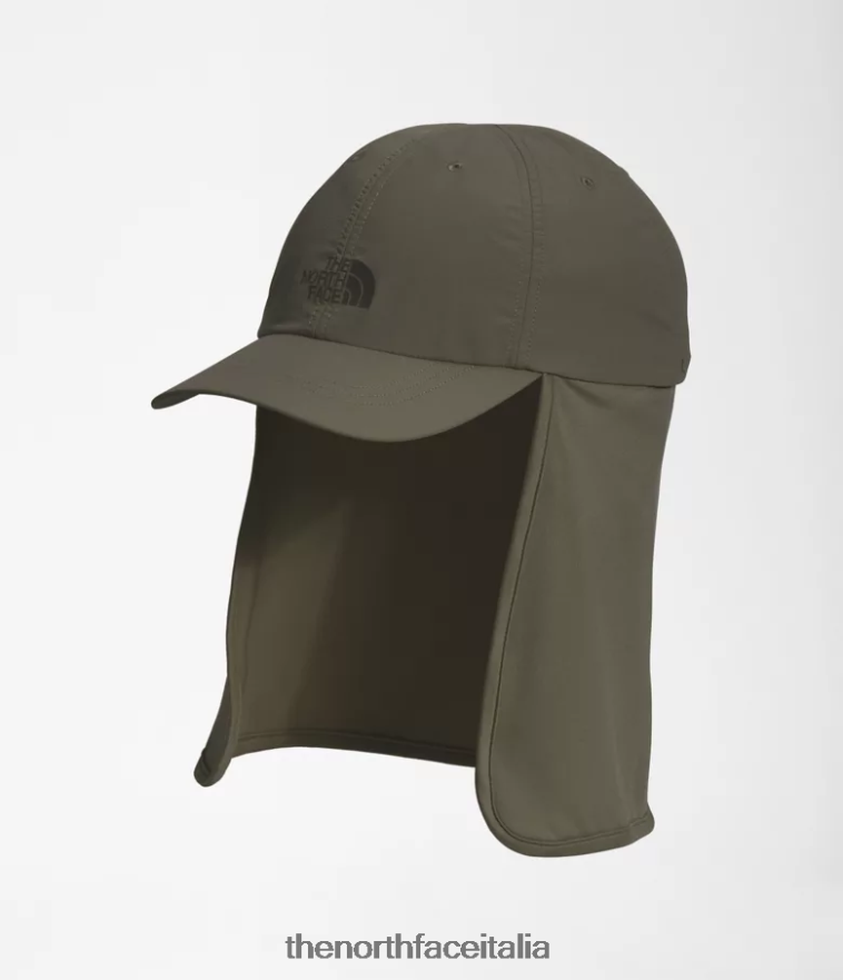The North Face accessorio 460N8D367 nuovo verde tortora unisex cappello parasole orizzonte