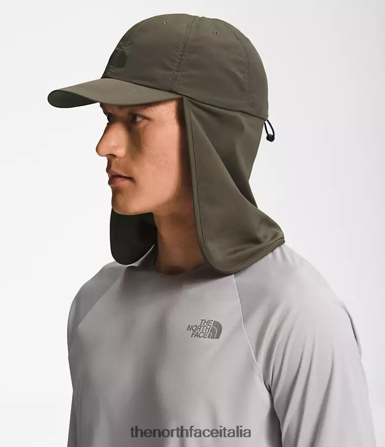 The North Face accessorio 460N8D367 nuovo verde tortora unisex cappello parasole orizzonte