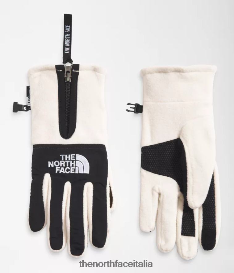 The North Face accessorio 460N8D427 gardenia bianca unisex guanti denali etip