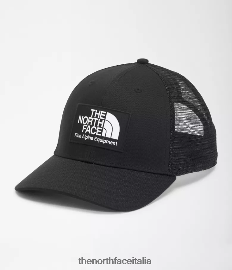 The North Face accessorio 460N8D721 grazie nero unisex Cappellino da camionista Mudder dalla vestibilità profonda