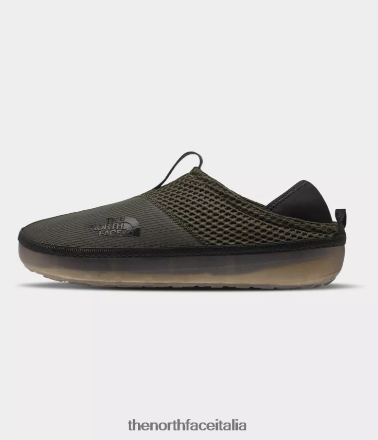 The North Face calzature 460N8D423 nuovo verde tortora/tnf nero unisex muli del campo base