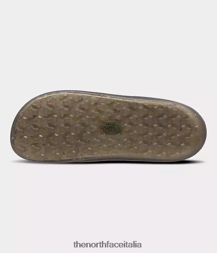 The North Face calzature 460N8D423 nuovo verde tortora/tnf nero unisex muli del campo base