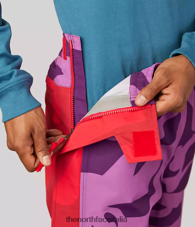 The North Face vestiario 460N8D607 kw pamplona viola mtn stampa leggera unisex Pantaloni leggeri da montagna tnf x kaws