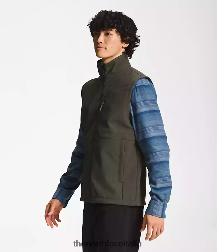 The North Face vestiario 460N8D201 nuova erica scura verde tortora uomini giubbotto bionico apex