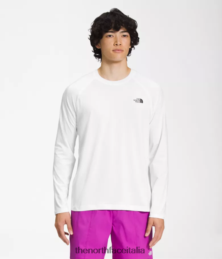 The North Face vestiario 460N8D213 tnf bianco uomini parte superiore dell'acqua di classe v