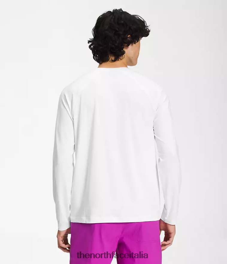 The North Face vestiario 460N8D213 tnf bianco uomini parte superiore dell'acqua di classe v