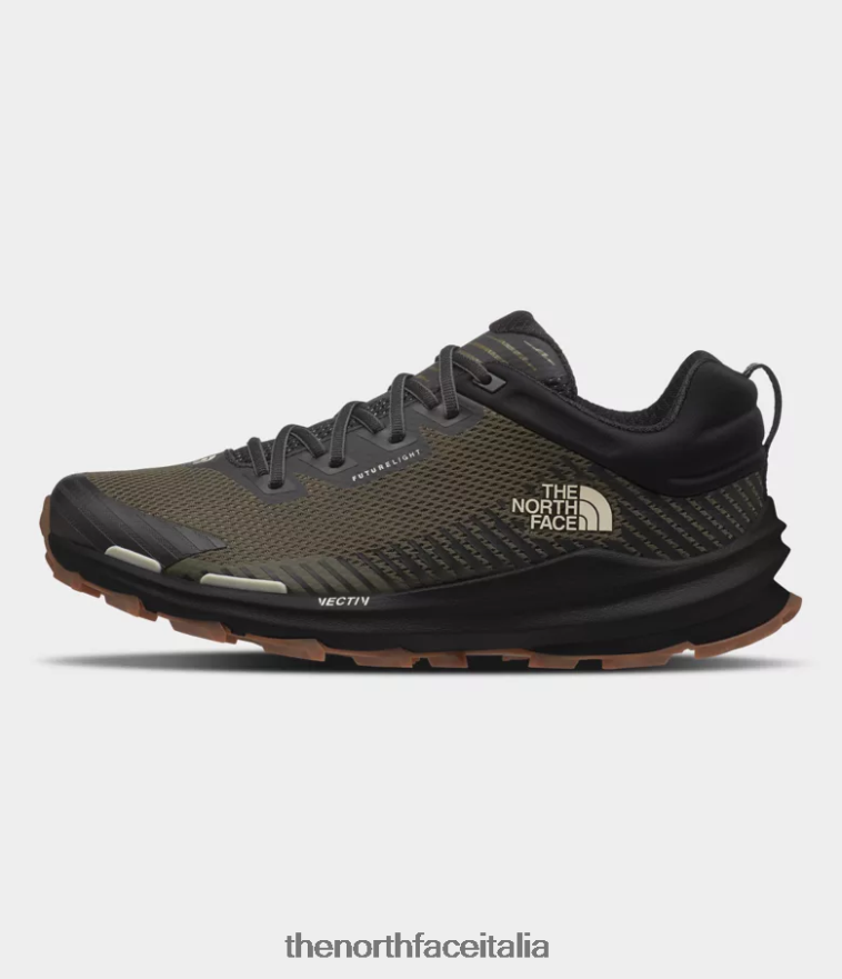 The North Face calzature 460N8D220 oliva militare/tnf nero uomini scarpe vectiv fastpack futurelight
