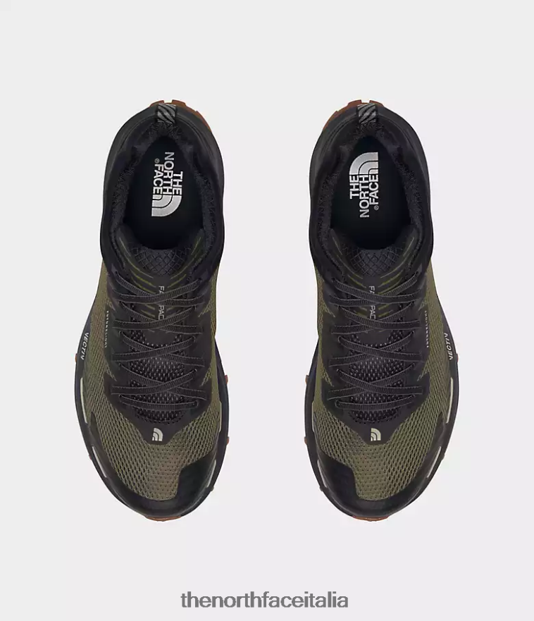 The North Face calzature 460N8D220 oliva militare/tnf nero uomini scarpe vectiv fastpack futurelight