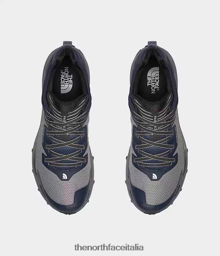 The North Face calzature 460N8D222 grigio fusione/blu navy uomini scarpe vectiv fastpack futurelight