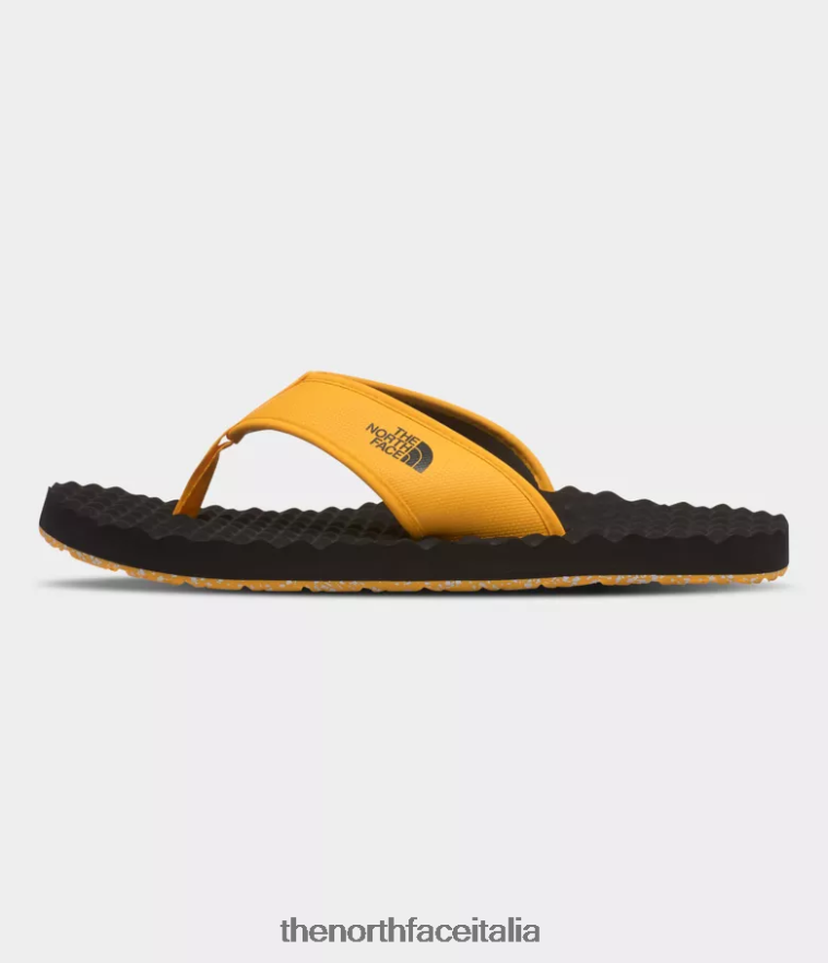The North Face calzature 460N8D496 vertice oro/tnf nero uomini infradito da campo base ii