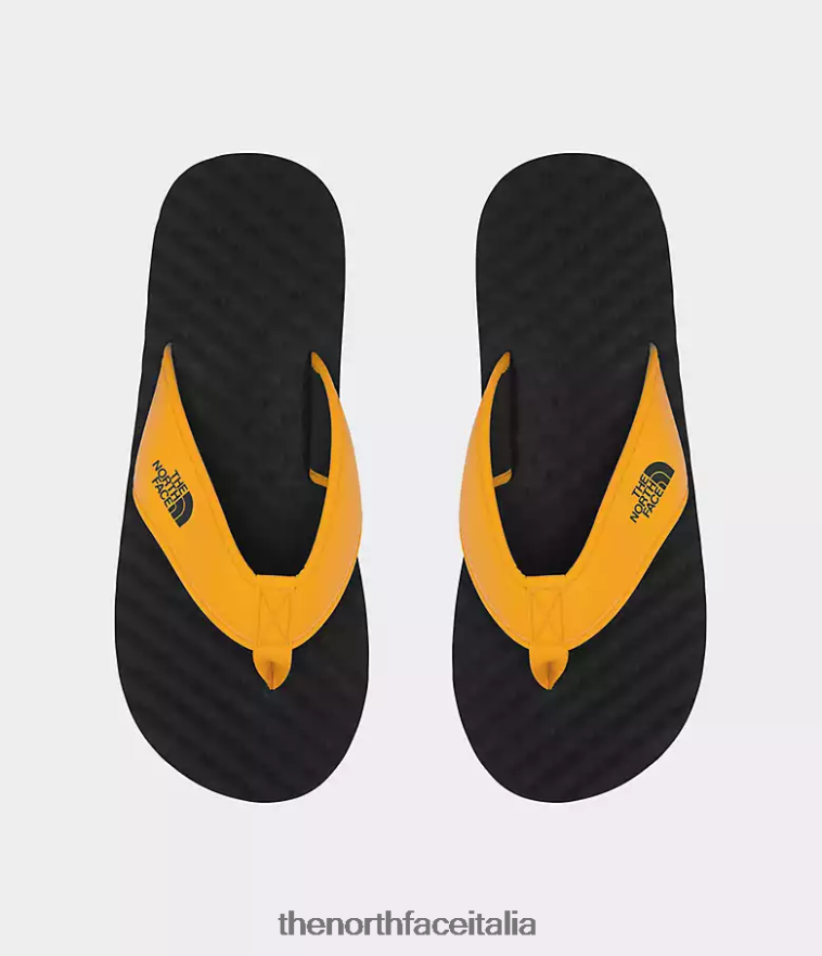 The North Face calzature 460N8D496 vertice oro/tnf nero uomini infradito da campo base ii