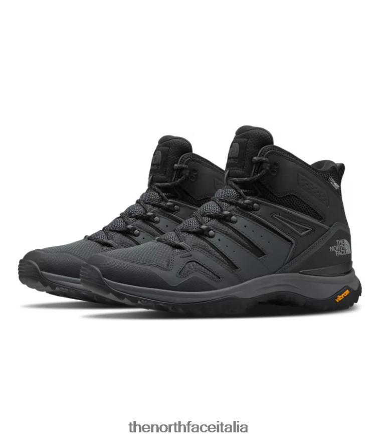 The North Face calzature 460N8D1219 tnf nero/darkshadowgrey uomini stivali hedgehog fastpack ii mid wp