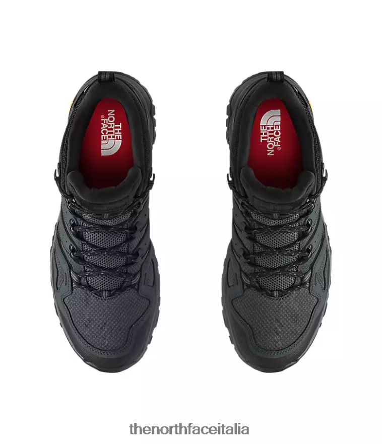 The North Face calzature 460N8D1219 tnf nero/darkshadowgrey uomini stivali hedgehog fastpack ii mid wp