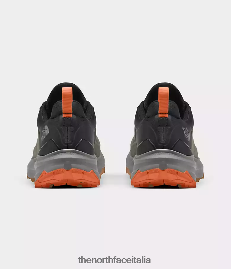 The North Face calzature 460N8D500 nuovo verde tortora/grigio asfalto uomini Vectiv exploris 2 scarpe in pelle futurelight