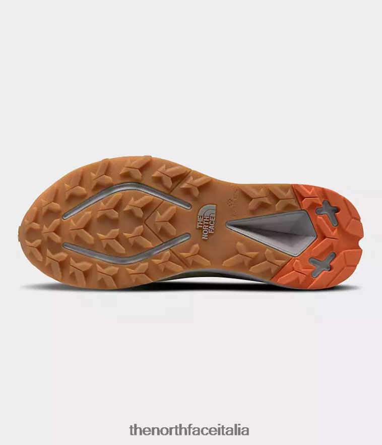 The North Face calzature 460N8D500 nuovo verde tortora/grigio asfalto uomini Vectiv exploris 2 scarpe in pelle futurelight