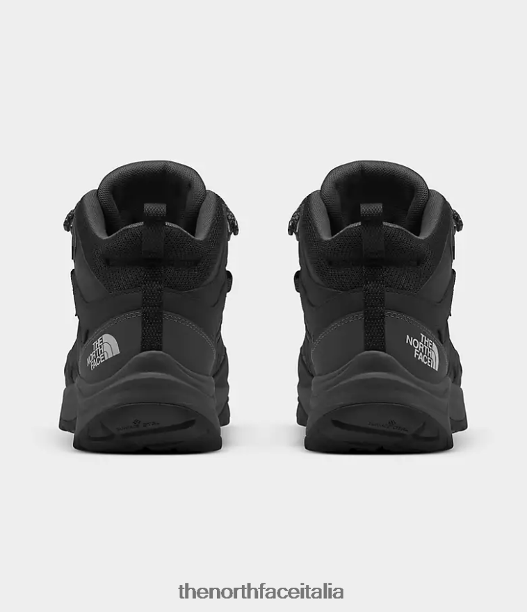 The North Face calzature 460N8D835 tnf nero/grigio asfalto uomini stivali impermeabili hedgehog 3 medi