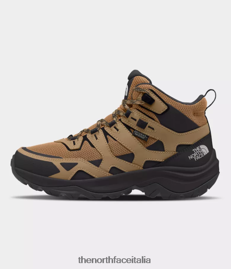 The North Face calzature 460N8D836 marrone utilitario/tnf nero uomini stivali impermeabili hedgehog 3 medi
