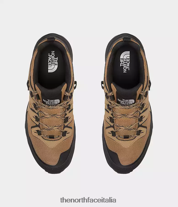 The North Face calzature 460N8D959 marrone utilitario/tnf nero uomini riccio 3 scarpe impermeabili