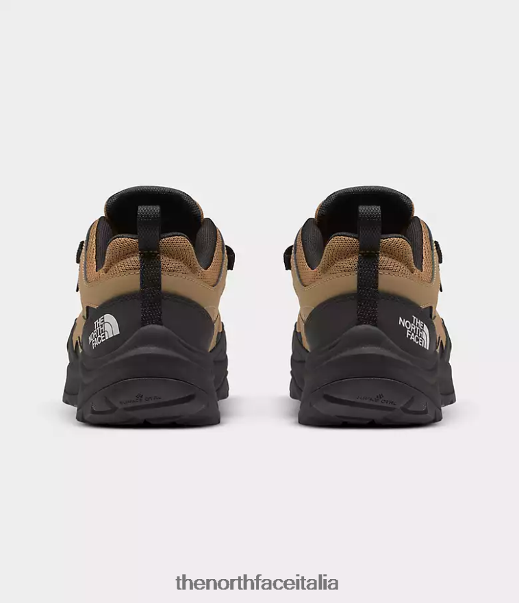 The North Face calzature 460N8D959 marrone utilitario/tnf nero uomini riccio 3 scarpe impermeabili