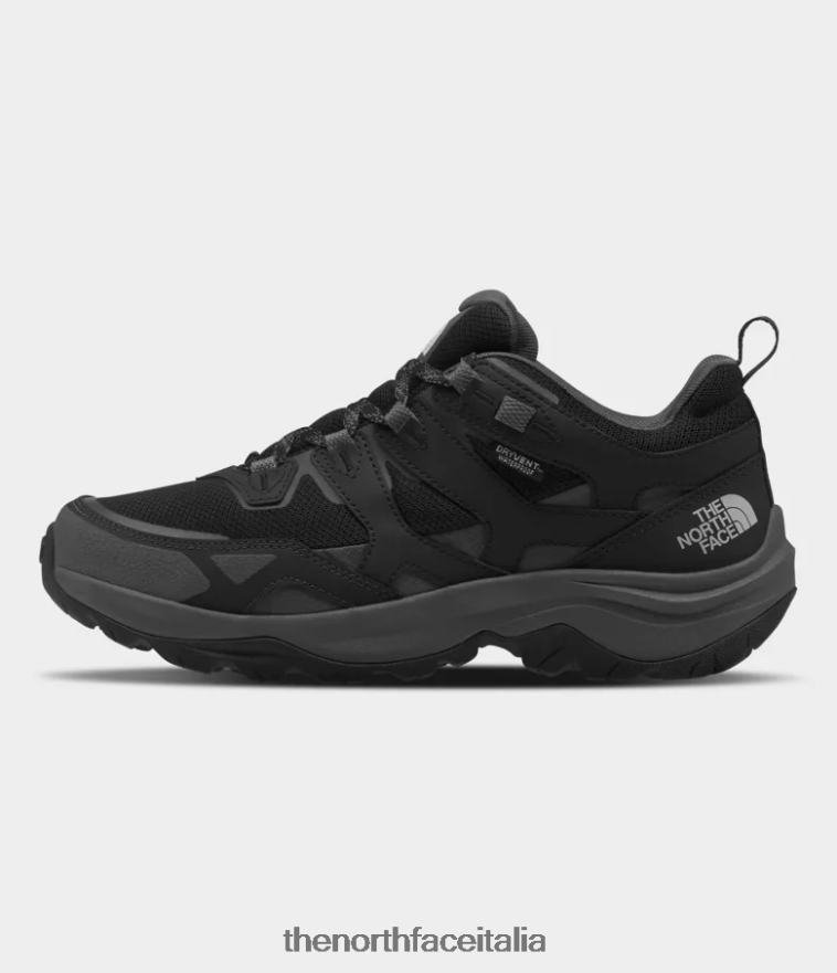 The North Face calzature 460N8D960 tnf nero/grigio asfalto uomini riccio 3 scarpe impermeabili