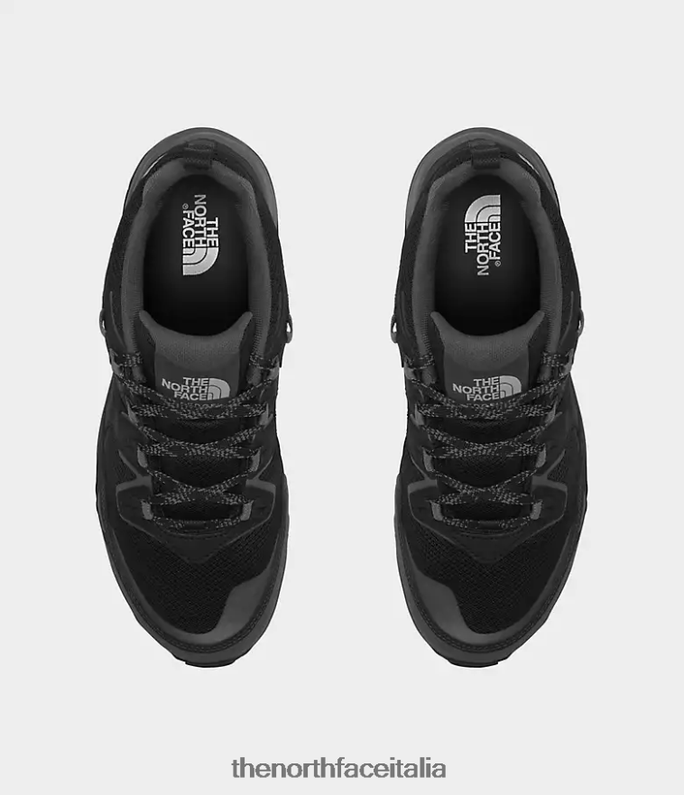 The North Face calzature 460N8D960 tnf nero/grigio asfalto uomini riccio 3 scarpe impermeabili