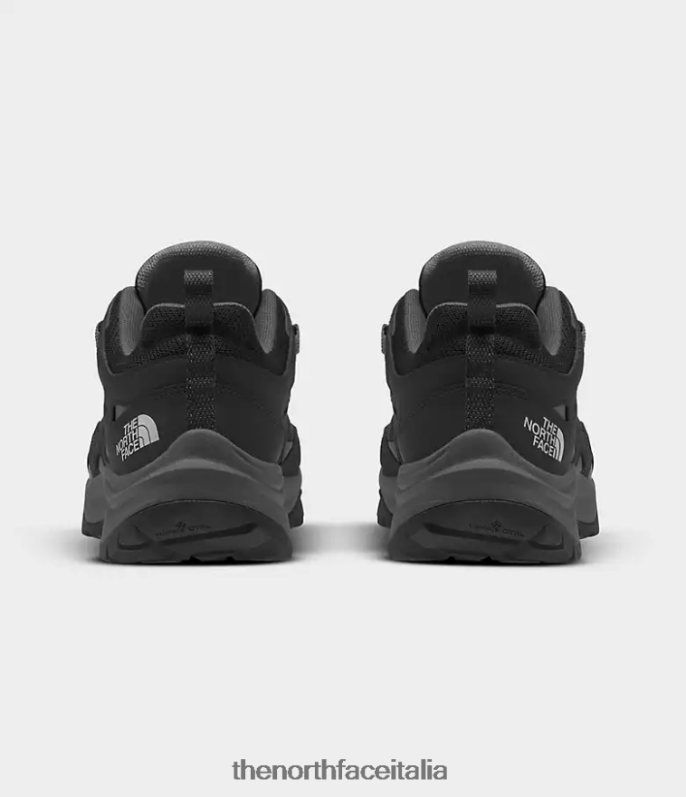 The North Face calzature 460N8D960 tnf nero/grigio asfalto uomini riccio 3 scarpe impermeabili