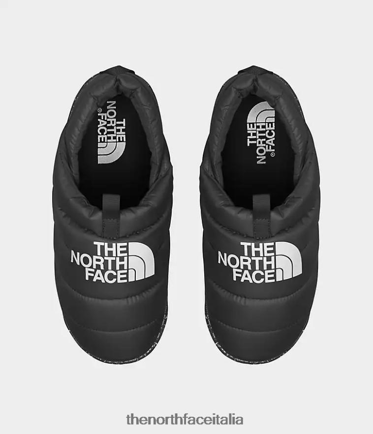 The North Face calzature 460N8D554 tnf nero/tnf bianco uomini muli nuptse