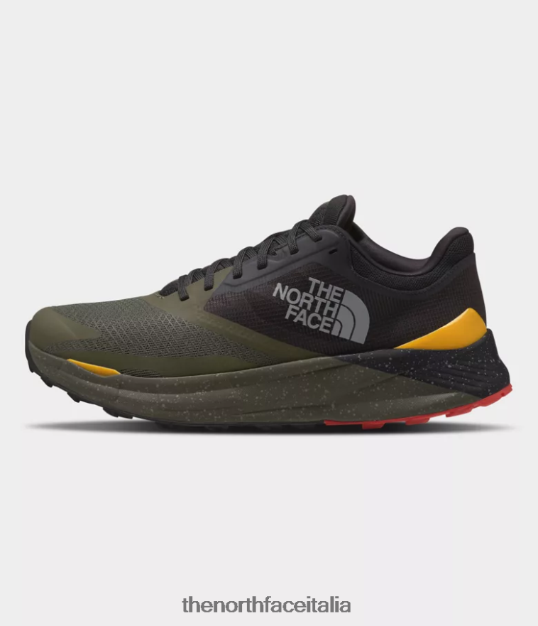 The North Face calzature 460N8D420 nuovo verde tortora/tnf nero uomini scarpe vectiv enduris 3
