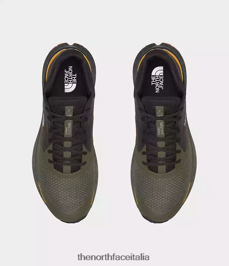 The North Face calzature 460N8D420 nuovo verde tortora/tnf nero uomini scarpe vectiv enduris 3